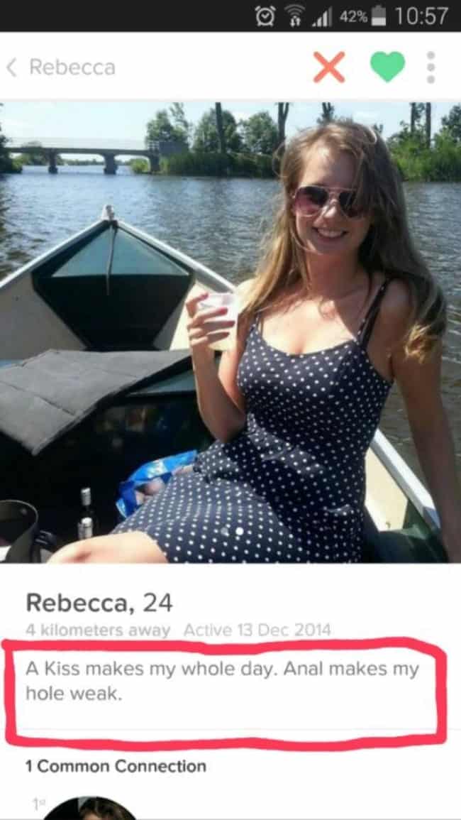 dirty tinder profile, best tinder bios, sexy tinder bios