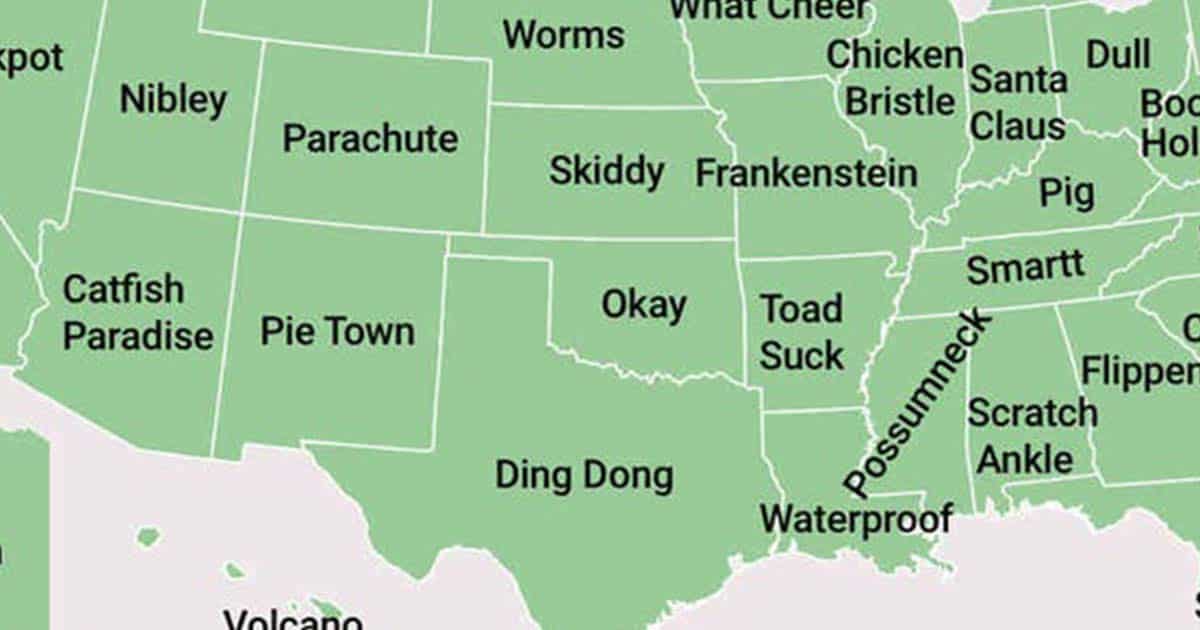 Weird Town Names In Usa