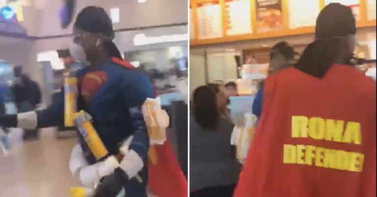 ‘Disinfectant Man’ Is The Superhero The World Needs Right Now