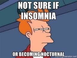 not sure if i am nocturnal insomnia meme