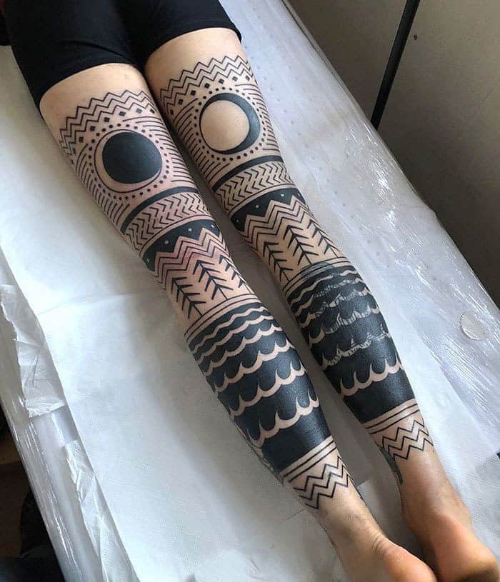 leg tattoo, leg tattoos, epic leg tattoos