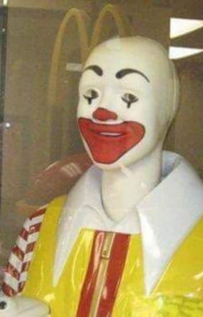 bald ronald mcdonald, ronald mcdonald no hair, ronald mcdonald with no hair, cursed ronald mcdonald image, cursed ronald mcdonald picture, ronald mcdonald bald