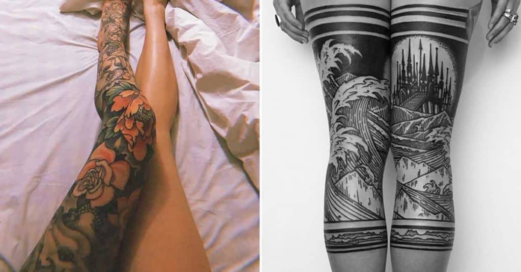 leg tattoos, leg tattoo ideas, hot leg tattoos, leg tatoos women, sexy leg tattoos