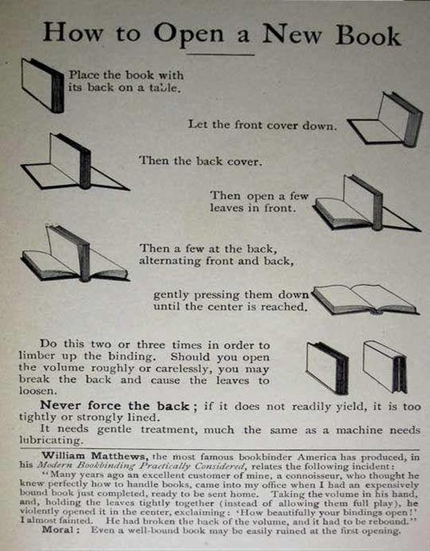 how to open a new book guide, how to open a new book graphic, 1950s guide to open a new book, infographics, cool infographics, interesting inforgraphics, cool guides, cool charts, interesting guides, interesting guide, cool guide random guides, random cool guides, random interesting guides, cool charts, interesting charts, random charts, informative charts, cool chart, interesting chart, random chart