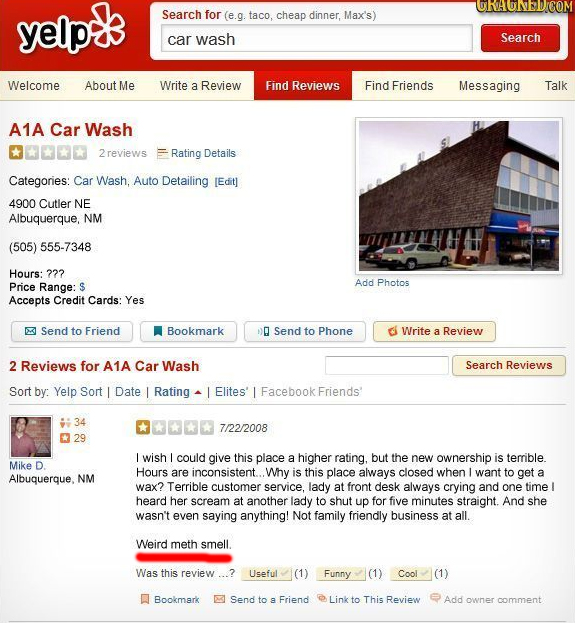 weird meth smell yelp review, funny yelp review, funny yelp reviews, funny yelp comment, funny yelp comments, funny review yelp, yelp funny review, funny bad yelp review, bad yelp reviews funny, funny bad reviews on yelp, funny bad yelp reviews, funny yelp reviews and responses, yelp funny reviews, funny reviews yelp, hilarious funny yelp reviews, really bad funny yelp reviews, weird funny yelp reviews, yelp bad reviews funny, yelp review funny, dramatic yelp review, dramatic yelp reviews, yelp review drama, hilarious yelp review, humorous yelp review
