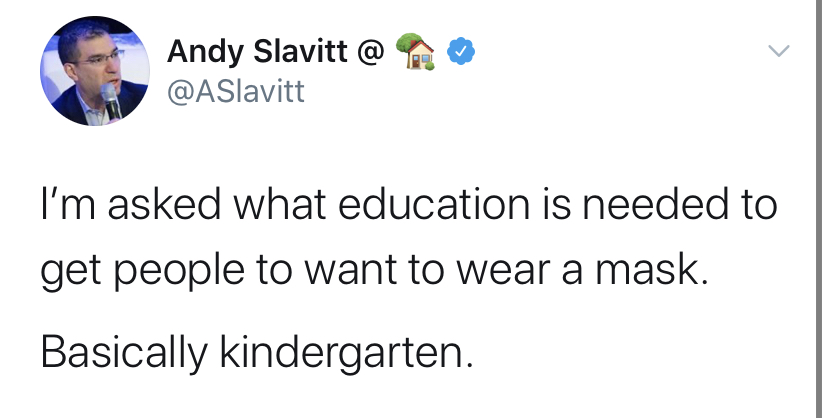 at most kindergarten education needed to wear mask
