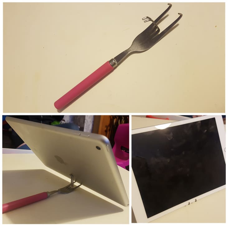 practical ways to fix things, practical fixes, funny fix it yourself, practical fix, funny do it yourself, funny diy, funny practical fixes, ipad fork stand