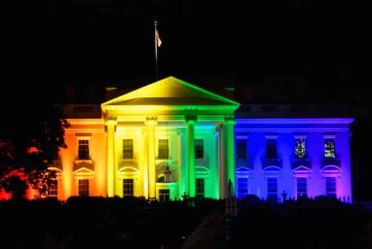 white house pride lights, white house gay pride lights, white house lgbt pride lights, white house lgbtq pride lights