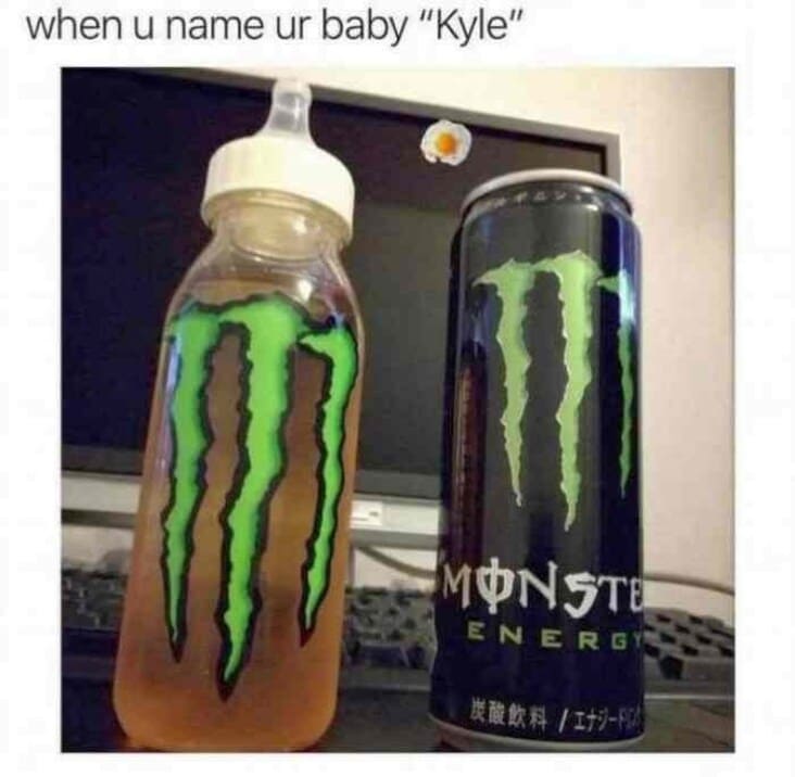when you name your baby kyle meme, naming your baby kyle meme, baby kyle meme, kyle meme, kyle memes, funny kyle meme, kyle monster meme, kyle monster memes, kyle memes monster, funny kyle memes, kyle monster energy meme, kyle meme images, kyle joke, joke about kyle, jokes about kyles, people named kyle meme, person named kyle meme