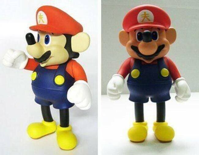 cursed mario, cursed mario image, cursed mario picture, knock off mario, funny knock off mario, cursed mario mickey mouse picture