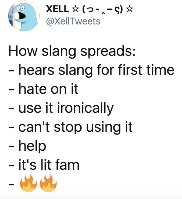 how slang spreads, how slang spreads meme