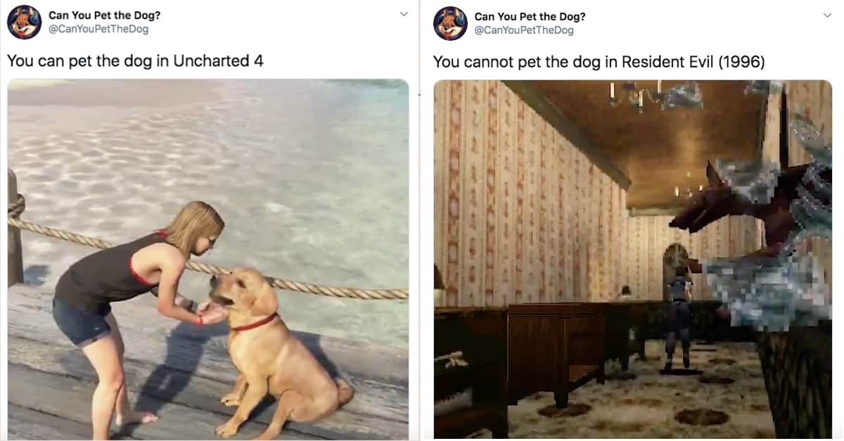 Can You Pet The Dog In Certain Video Games? This Account Shows You