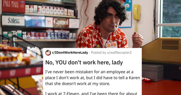 woman wanted bathroom privileges even though she hadn’t worked there in 20 years, woman wanted employee bathroom privileges though she hadn’t worked there in 20 years, woman wanted 7/11 bathroom privileges, woman wanted 7/11 bathroom privileges even though she hadn’t worked there in 20 years, woman wanted employee bathroom privileges, i don’t work here lady 7/11, i don’t work here lady 7/11 story