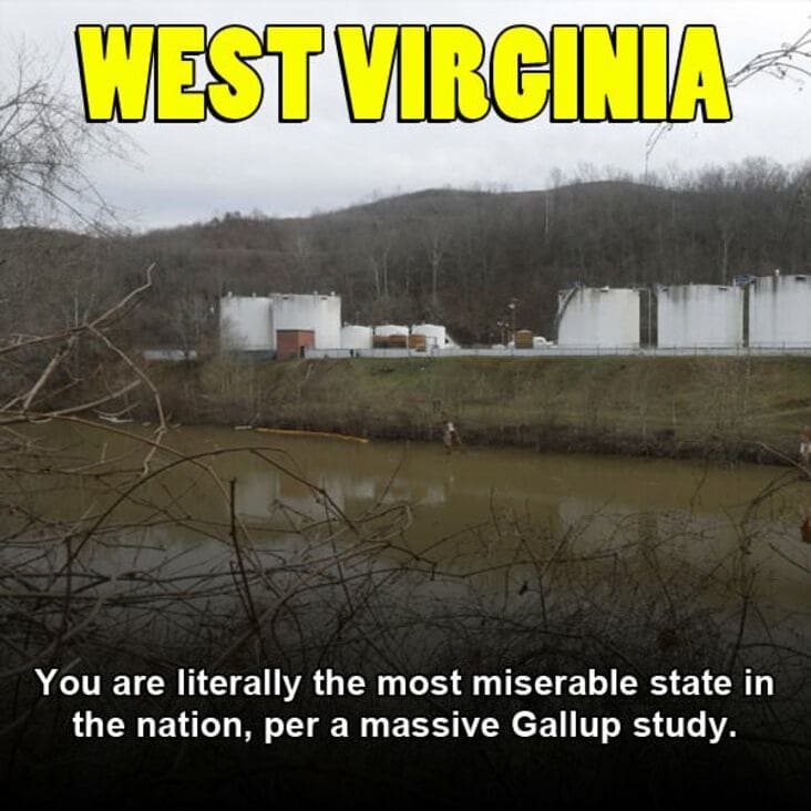 west virginia embarrassing fact, embarrassing fact about west virginia