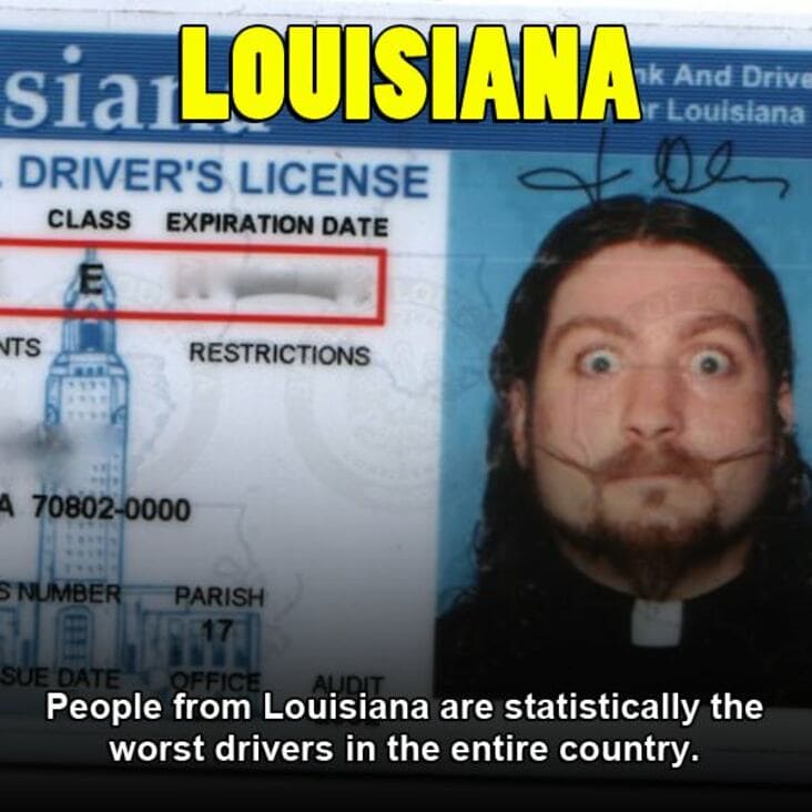 embarrassing fact about louisiana, louisiana embarrassing fact