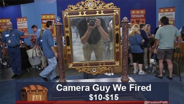 camera guy we fired antiques roadshow meme