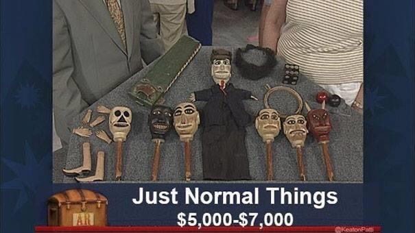just normal things antiques roadshow meme