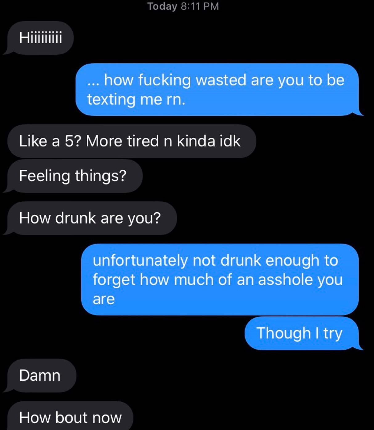 Texting Your Ex Is Almost Always A Terrible Idea (26 Texts)