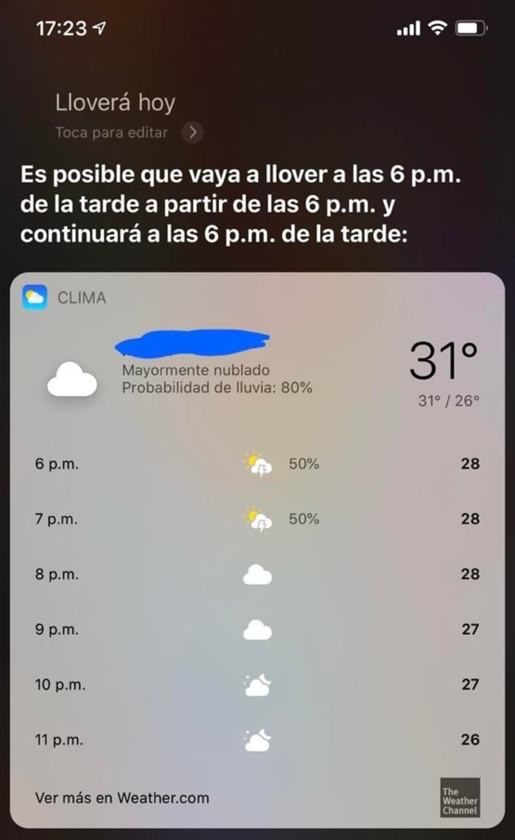 siri question and response