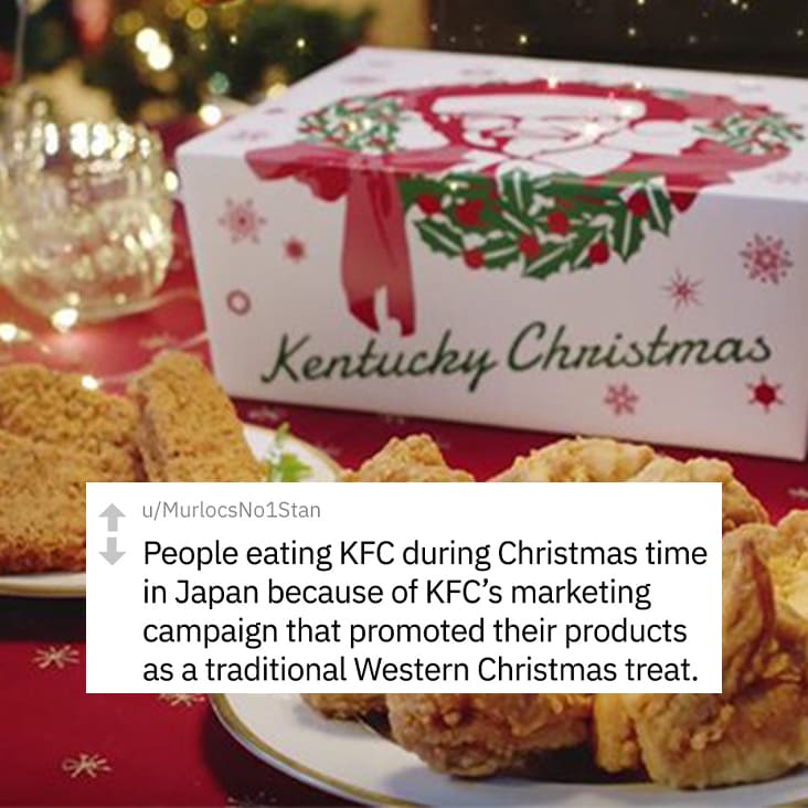 eating KFC during christmas propaganda, kfc christmas chicken propaganda, What is something that's considered normal today but is actually a successful propaganda made by corporations?, considered normal but actually propaganda, considered normal but is propaganda, considered normal but is successful propaganda, propaganda that is considered normal, successful propaganda that is considered normal, considered normal but is actually propaganda, considered normal but actually is propaganda, thing considered normal that is actually propaganda, thing considered normal but is propaganda, thing that is considered normal but is actually propaganda, corporate propaganda example, corporate propaganda examples