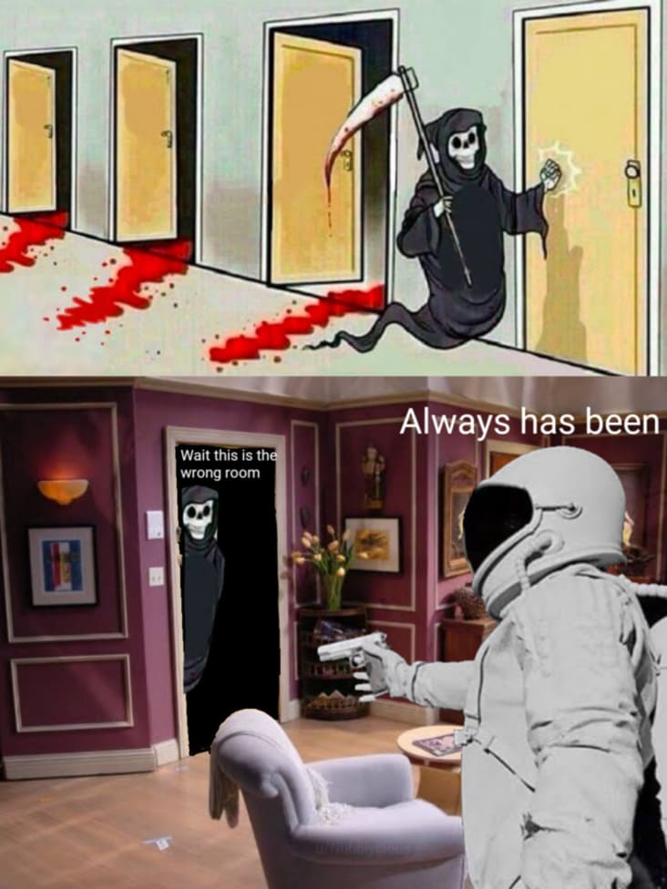 its the wrong room meme