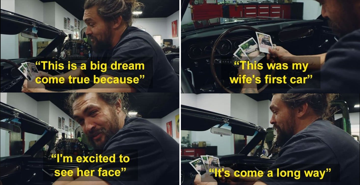 Jason Mamoa restores car, jason mamoa restores 1965 Mustang, jason mamoa restores mustang, jason mamoa restores wifes first car, jason mamoa restores wifes car, jason mamoa 1965 mustang, jason mamoa mustang, mamoa 1965 mustang, mamoa restoring car, mamoa mustang, jason mamoa restoring car, jason mamoa restoring wife’s first car, jason mamoa restores wife’s first car, jason mamoa wife’s first car, jason mamoa wifes first car, jason mamoa car restoration, jason mamoa mustang restoration
