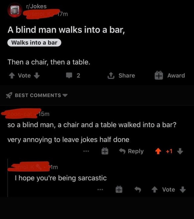 Some people really can't take jokes : r/woooosh
