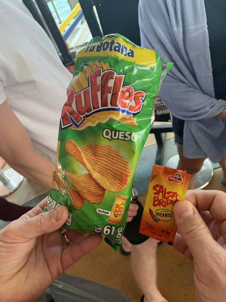 ruffles that came with hot sauce