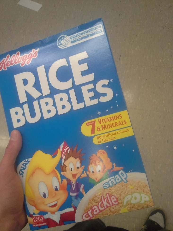 rice krispies called rice bubbles in new zealand, american food products look different in other countries, american food in different countries, american food in other countries, how american food looks in other countries, american products that look different in other countries, american food products that look different in other countries, how american food products look in some countries, american food products in other countries look different