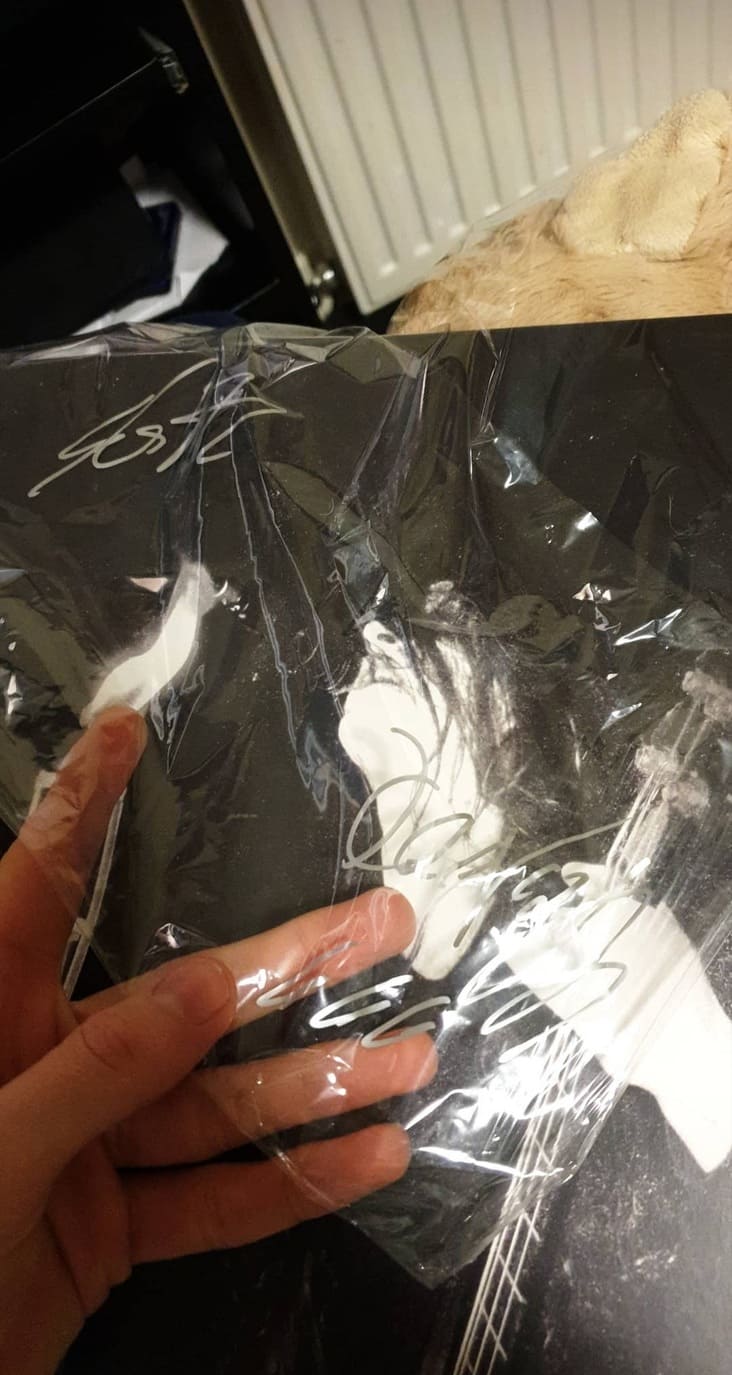 cellophane autographed not record frustrating picture