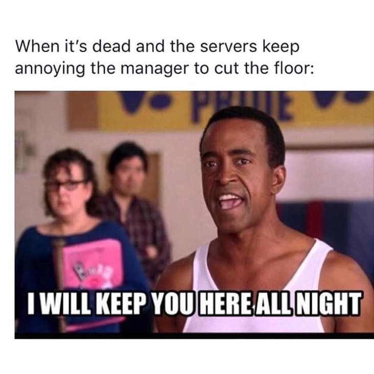 Server life  Server life, Restaurant humor, Waitress humor