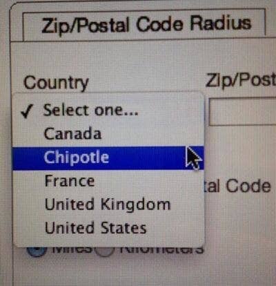 chiptole country choice you had one job fail