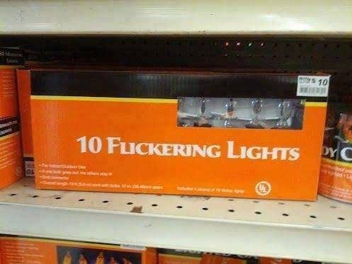 flickering lights you had one job fail