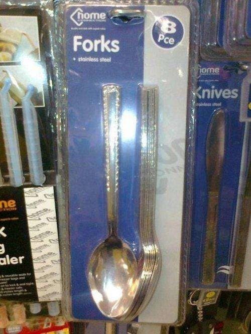spoons labeled as forks you had one job, you had one job, you had one job fail, you had one job fails, funny you had one job, funny you had one job picture, funny you had one job pictures, you had one job picture, you had one job pictures
