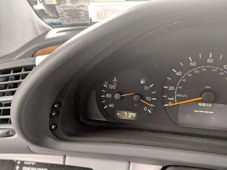 temperature gauge just rolled into the shop