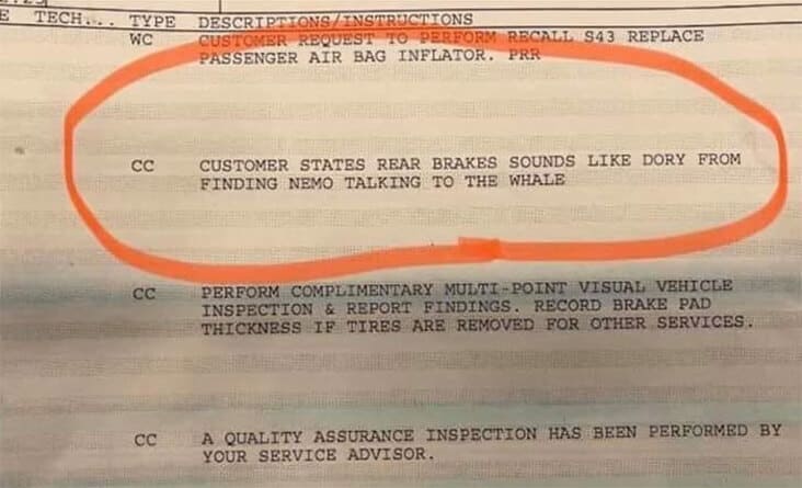 weird brake sounds just rolled into the shop, just rolled into the shop, reddit just rolled into the shop, just rolled into the shop reddit, justrolledintotheshop, justrolledintotheshop reddit, r Just rolled into the shop, crazy auto mechanic story, crazy auto mechanic stories, weird mechanic story, weird mechanic stories, weird auto mechanic story, weird auto mechanic stories, crazy auto mechanic story, crazy auto mechanic stories