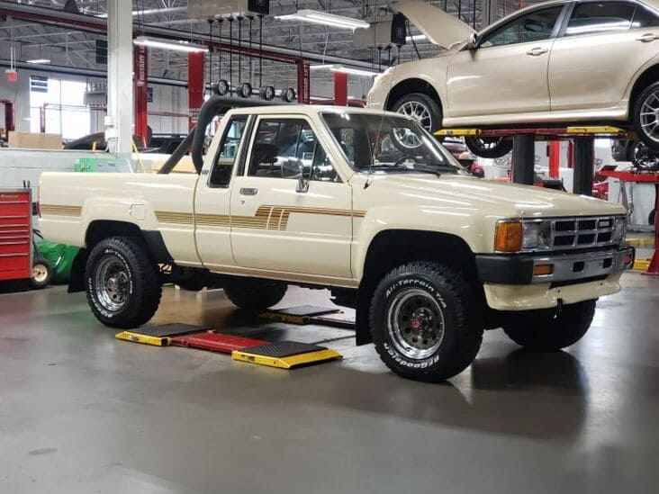 86 toyota in good condition just rolled into the shop