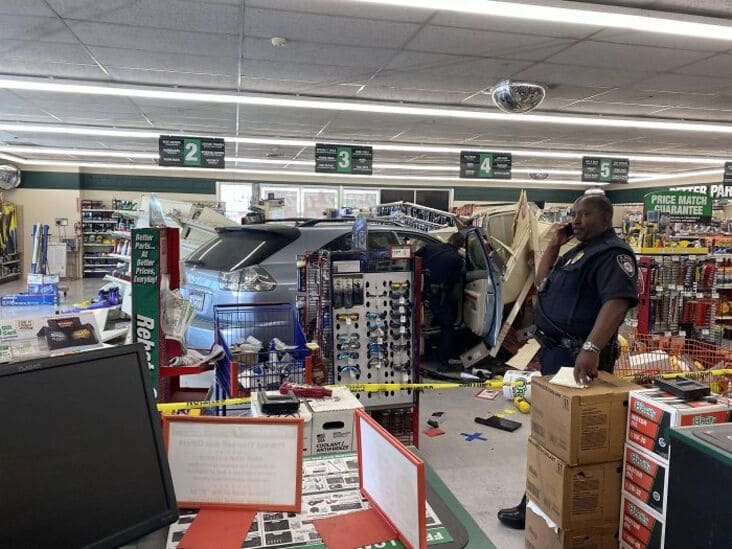 lexus drove into store had been coming for brake pads just rolled into the shop