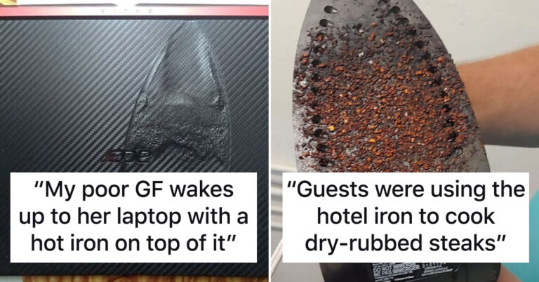 You Should’ve Called A Dry Cleaner (25 Ironing Fails)