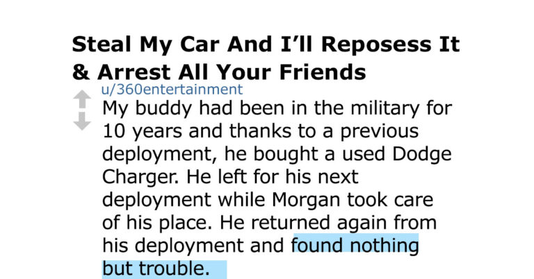 Military Guy Gets Revenge On Woman Who Stole His Car While On Deployment (15 Pics)