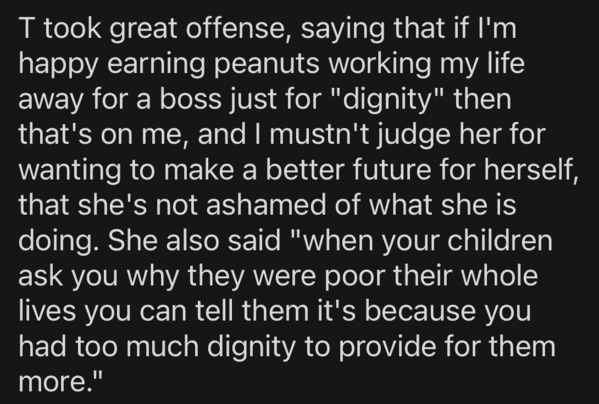 Woman Asks If It's Her Fault Coworker Was Fired For Having An OnlyFans