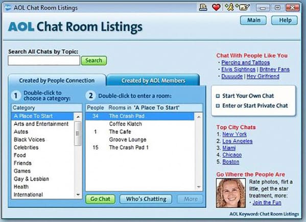 aim chat room