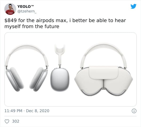 Apple Announces AirPods Max Headphones: All the Best Memes