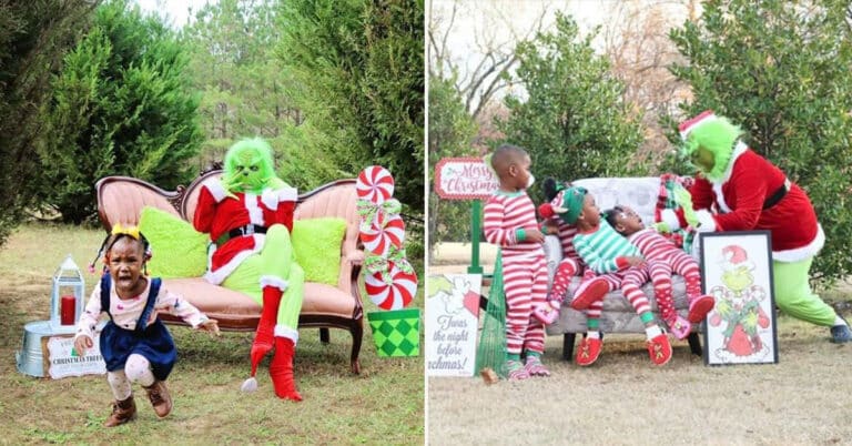 Parents Are Giving Themselves The Gift Of Scaring Their Kids With The Grinch (18 Pics)