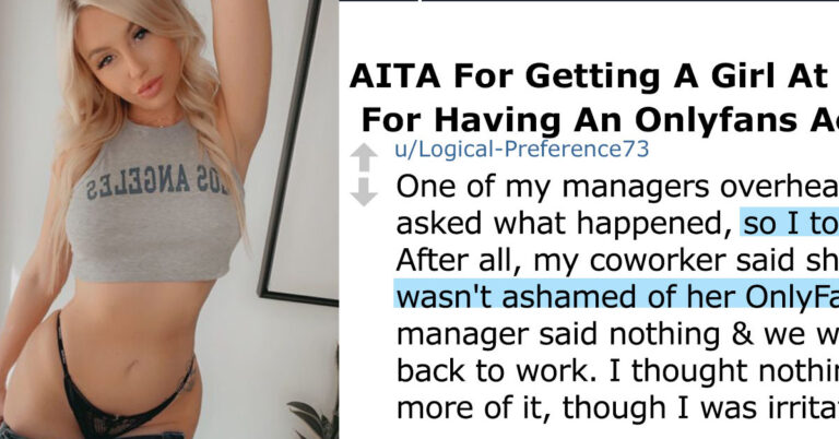 Woman Asks If She’s Wrong For Getting Coworker Fired For Having An OnlyFans Account (9 Pics)