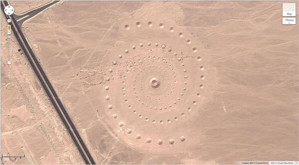 Mysterious Desert Pattern, Red Sea Governorate, Egypt
