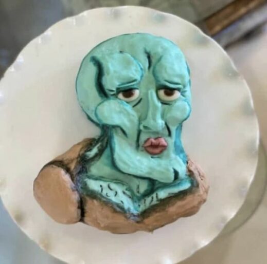 Baker Creates Cakes That Range From Cute To Unsettling Using “Cursed