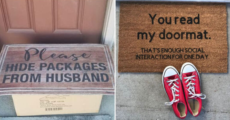 Funny Doormats Make Everyone Feel Right At Home (40 Pics)