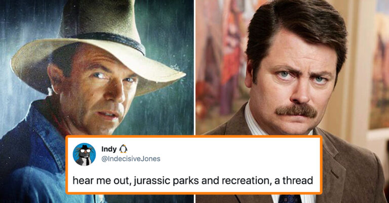 “Hear Me Out, Jurassic Parks And Recreation” – A Twitter Thread (17 Tweets)