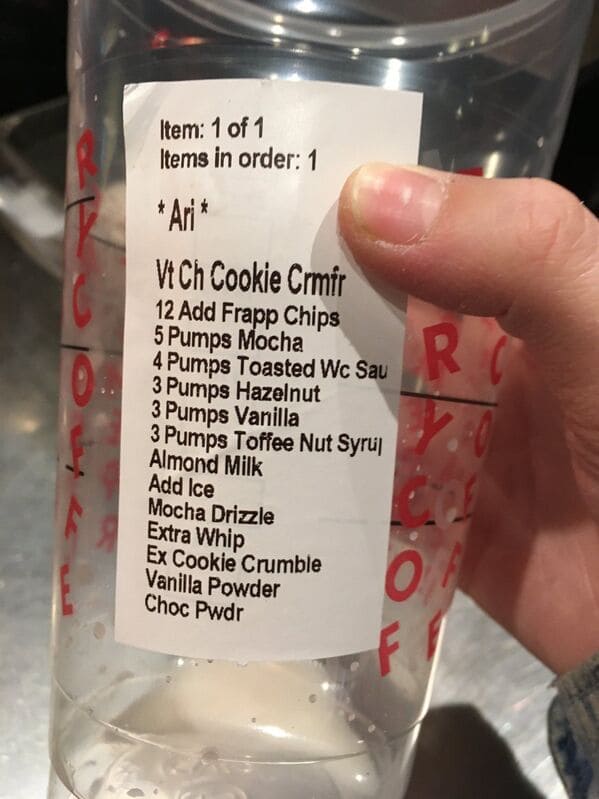 Viral Starbucks Order Has Baristas Sharing The Craziest Orders They ve